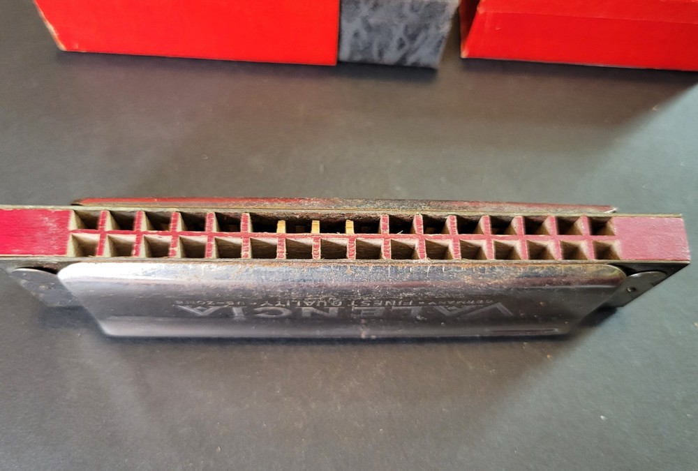 Vintage Valencia harmonica made in Germany