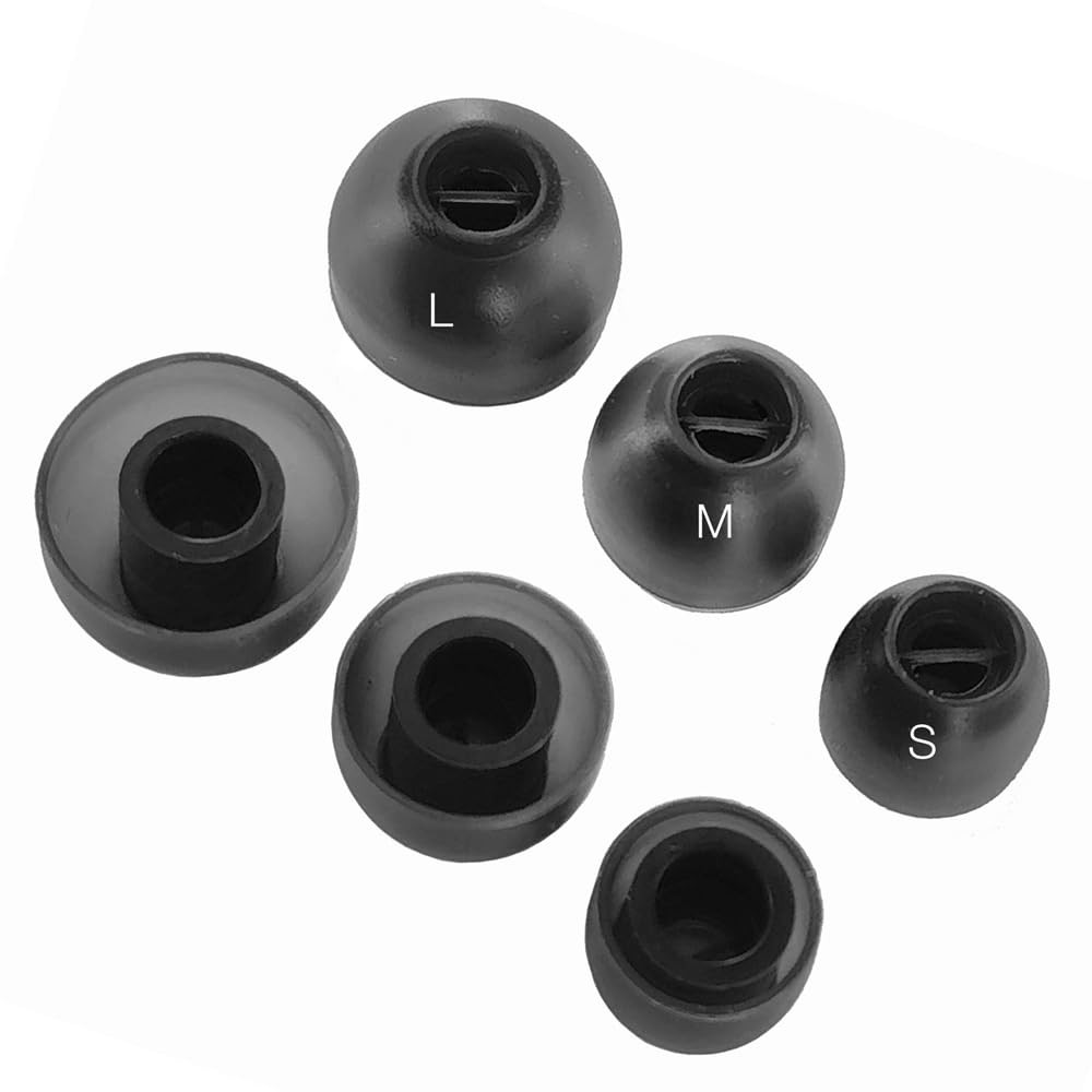 TENNMAK Silicone Eartips Compatible with Technics EAH-AZ40 / AZ40M2 / black