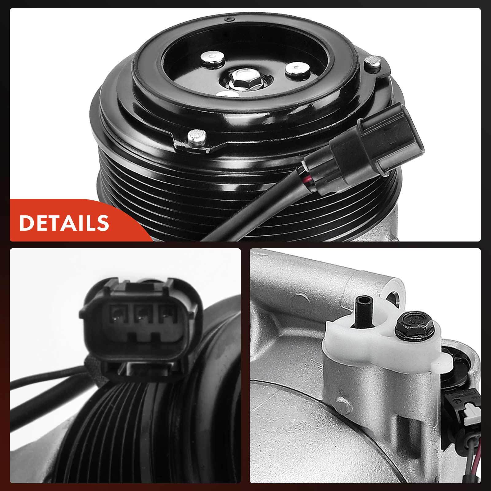 A/C Compressor w/ Clutch & Pulley for Honda Civic 2016 2017 2018-2021 L4 2.0L