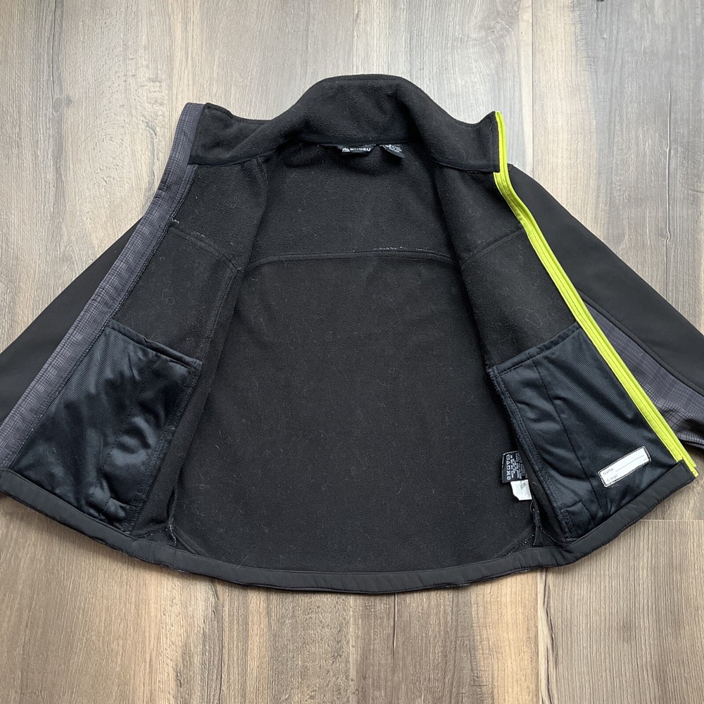 Snozu Boys Soft Shell Jacket Full Zip Mock Neck S 7/8