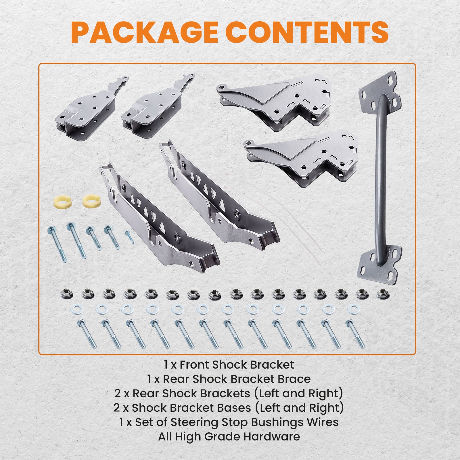 3" Full Front and Rear Lift Kit for Polaris General 4 1000 2016-UP