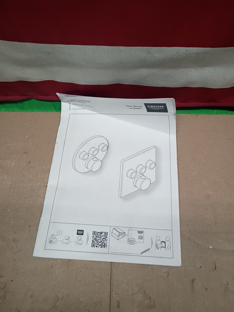 Grohtherm Smart Thermostatic Trim With Control Module Grohe Compatible NO KNOBS