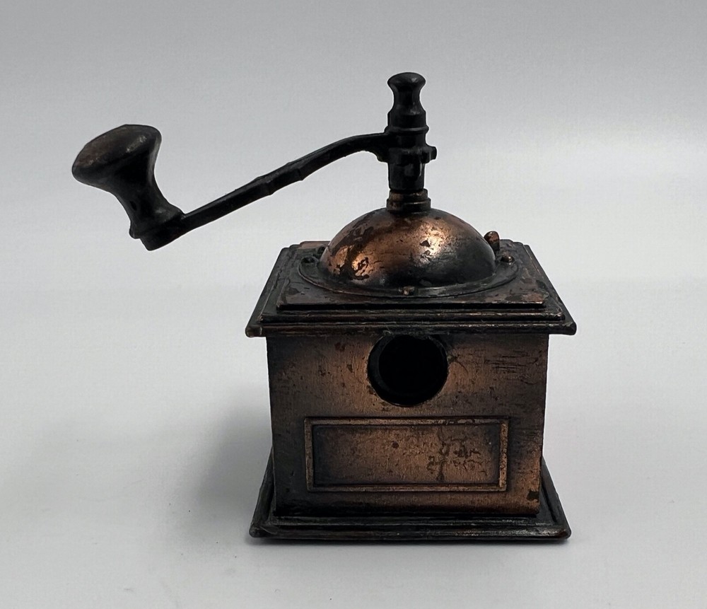 Vintage Brass Pencil Sharpener Coffee Grinder