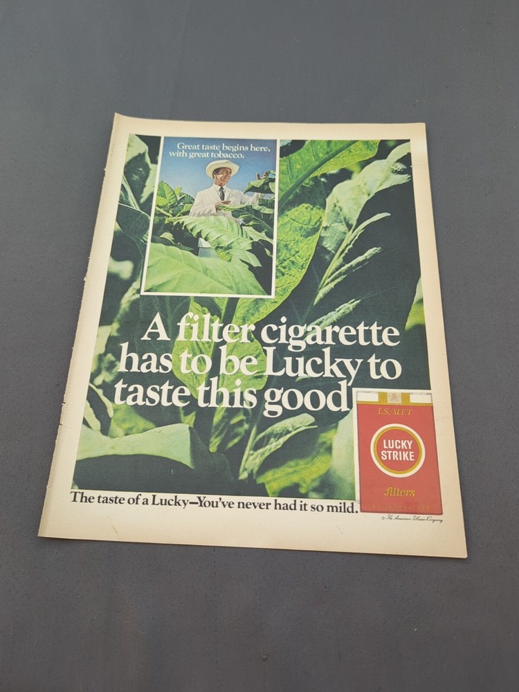 Lucky Strike Advertisement 1960s
