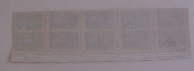US STAMPS #1363 WITH 7 DIFF. PLATE NUMBERS MINT LIGHT HINGED