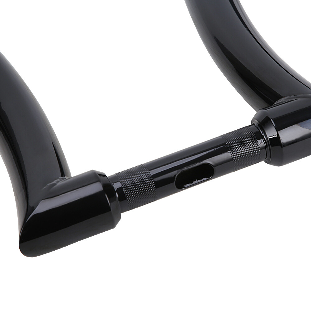 12" Rise 2" Ape Hanger Handlebar Black For Harley Softail Slim Sportster Dyna FL