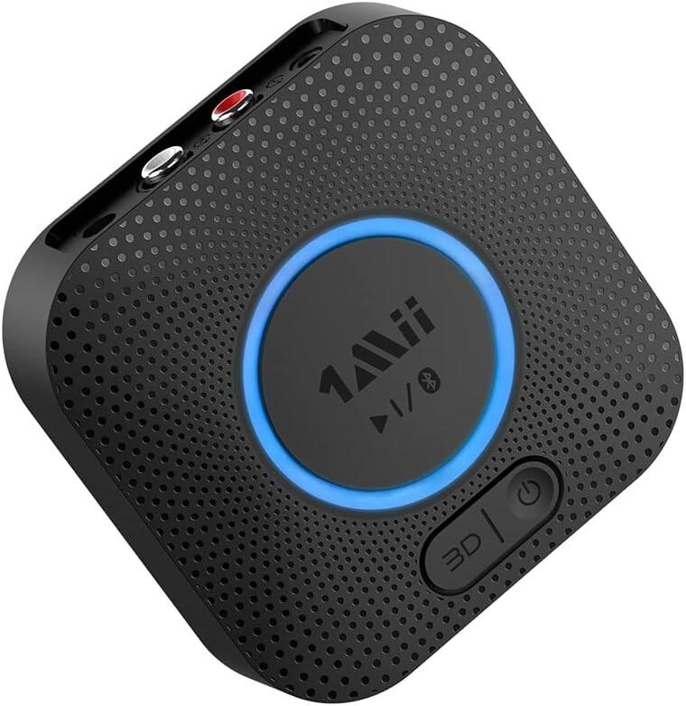 1Mii B06 Plus Bluetooth Receiver HiFi Wireless Audio Adapter, Bluetooth 5.0