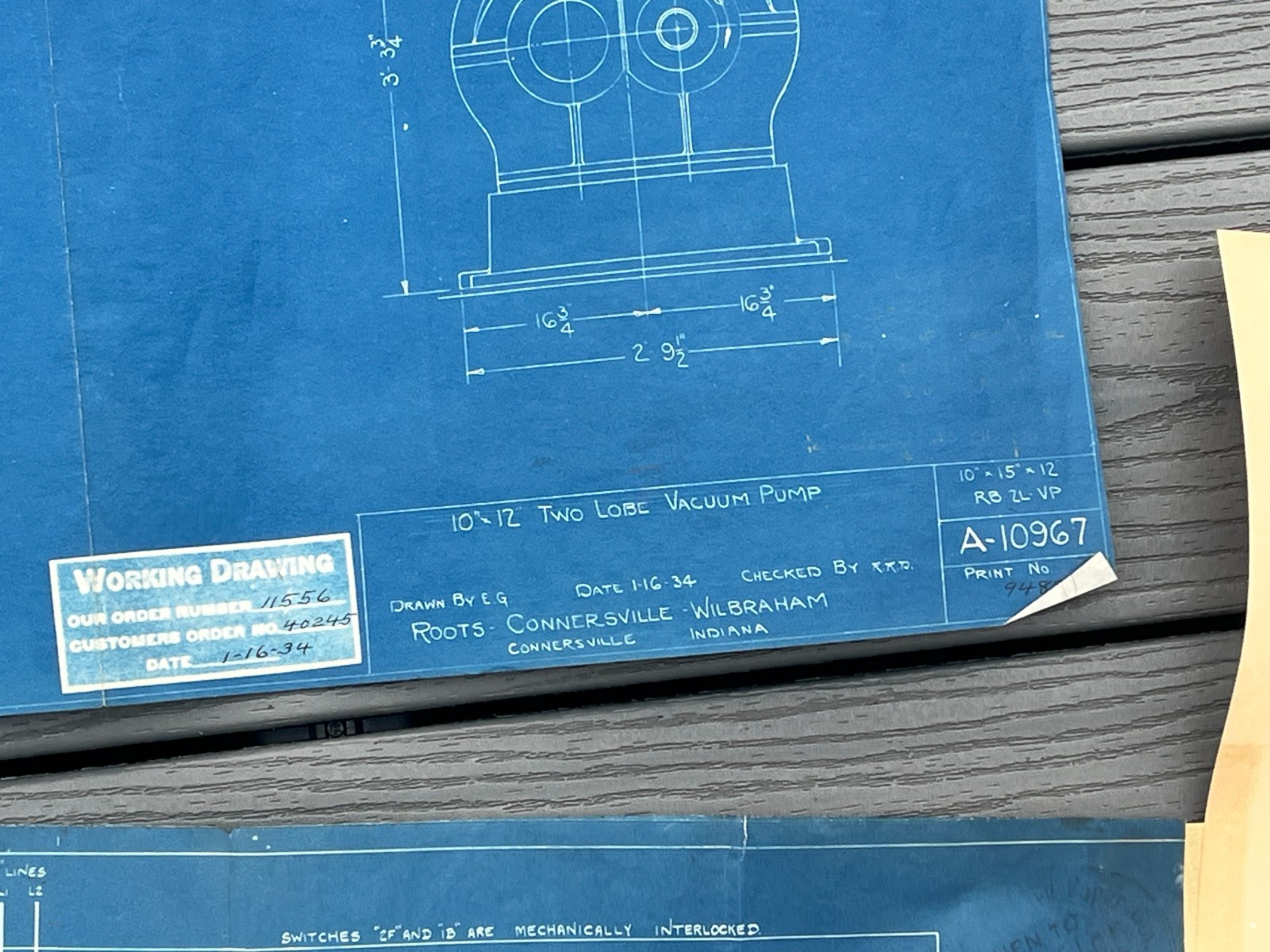 Lot 4 Vtg Industrial Dorr CO Blueprints Electrical Engineering Cutler Hammer