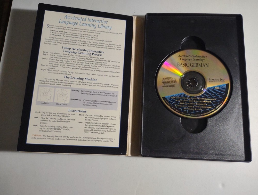 ZYGON Learning Disc Library 3D Mind Sync InnerMind Programming Disc-BASIC GERMAN