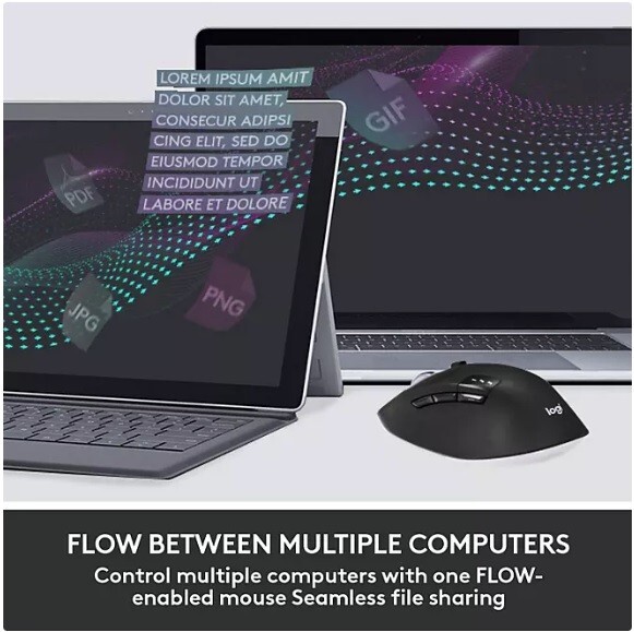 Logitech - MK850 Performance Full-size Wireless Keyboard and Mouse Combo for ...