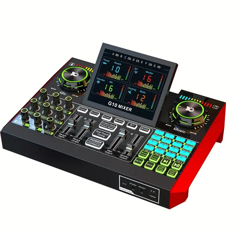 Audio Mixer - Multi-Function DJ Controller & Karaoke System for podcast