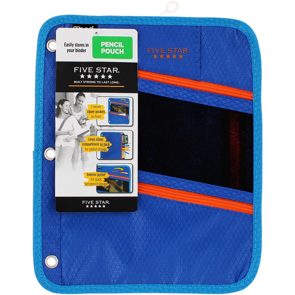 Five Star Zipper Pouch, 6 Pocket