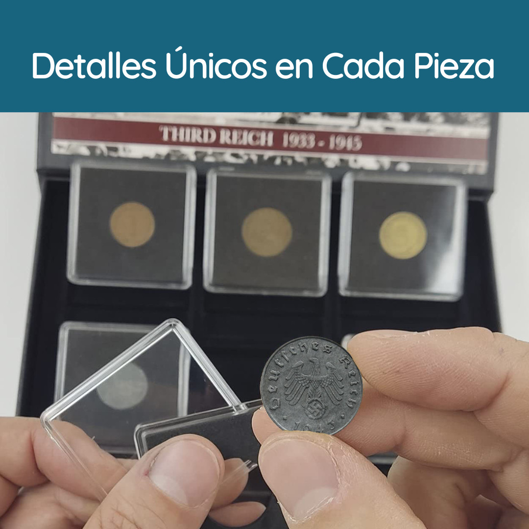 IMPACTO COLECCIONABLES - 6 WWII German Coins (1936-1945) | Third Reich COA Set