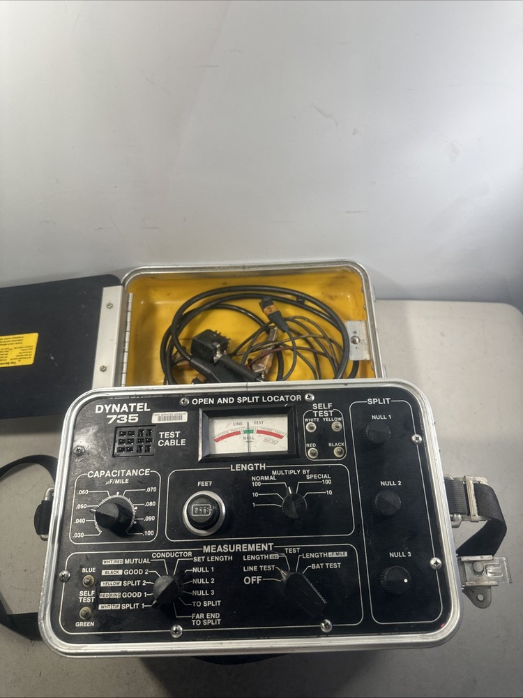 DYNATEL 735 Portable Open/Split Cable Fault Locator