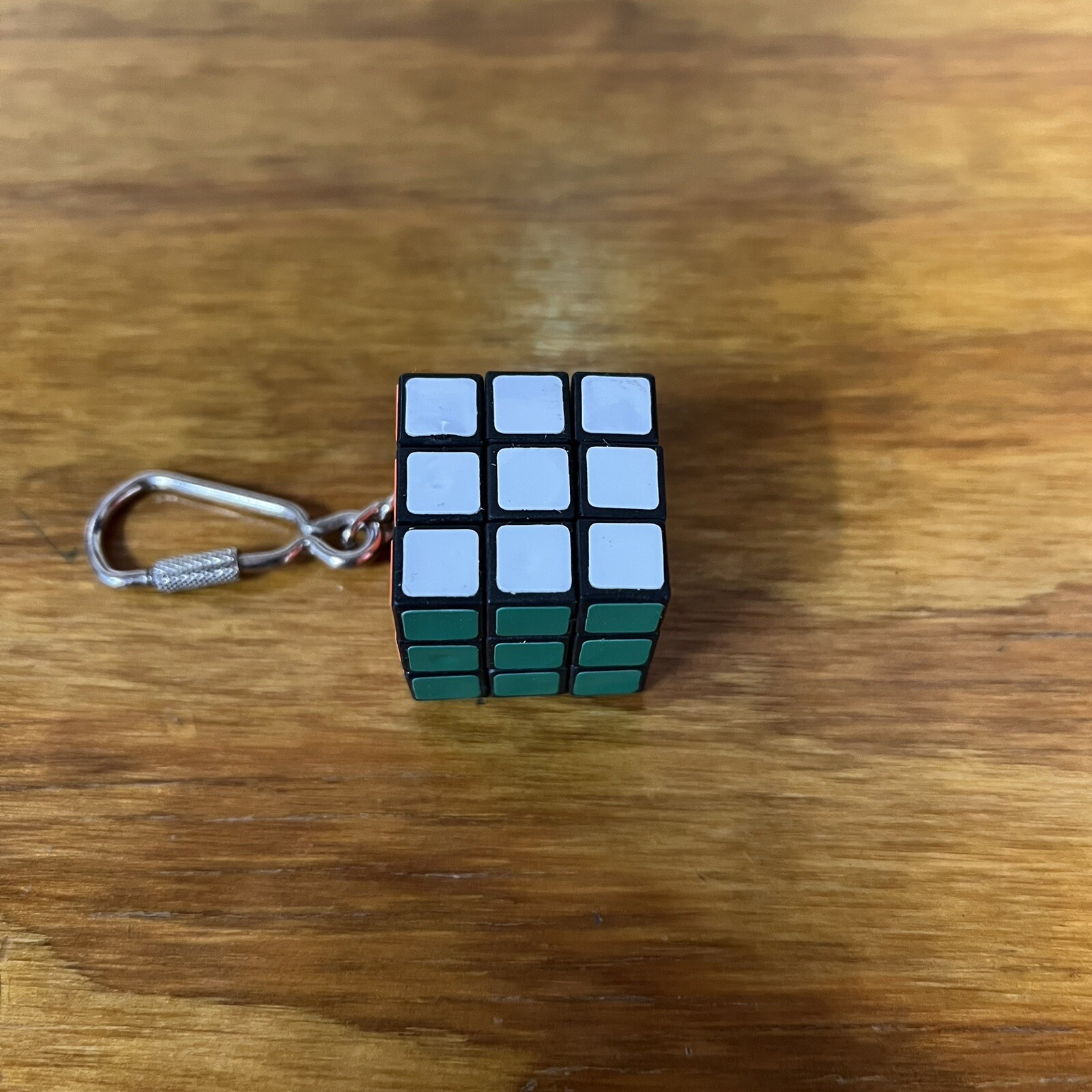 KEY CHAIN MAGIC PUZZLER RUBIX CUBE TOY VINTAGE NOS