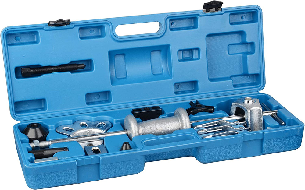 19Pcs Front Wheel Drive Bearing Removal Tool Bundle Slide Hammer Puller Set Kit