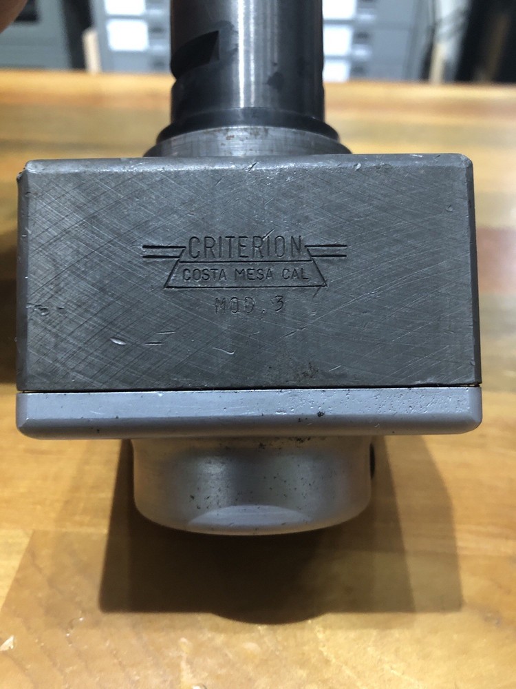 Criterion Mod 3 Boring Head for Milling Machine