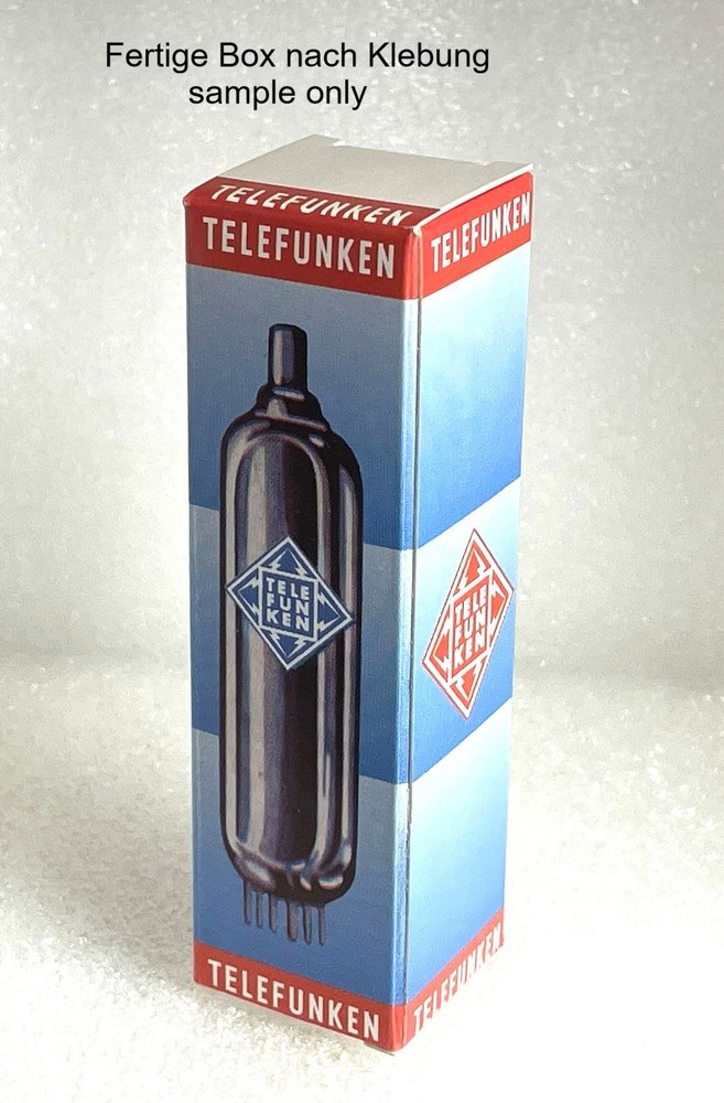 10 x Telefunken Box Box EL84 ECC83 89 x 26mm