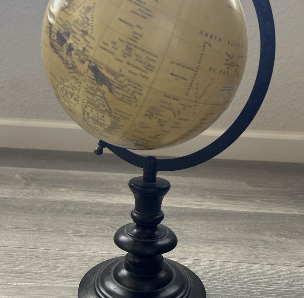 Yellow world globe Decoration