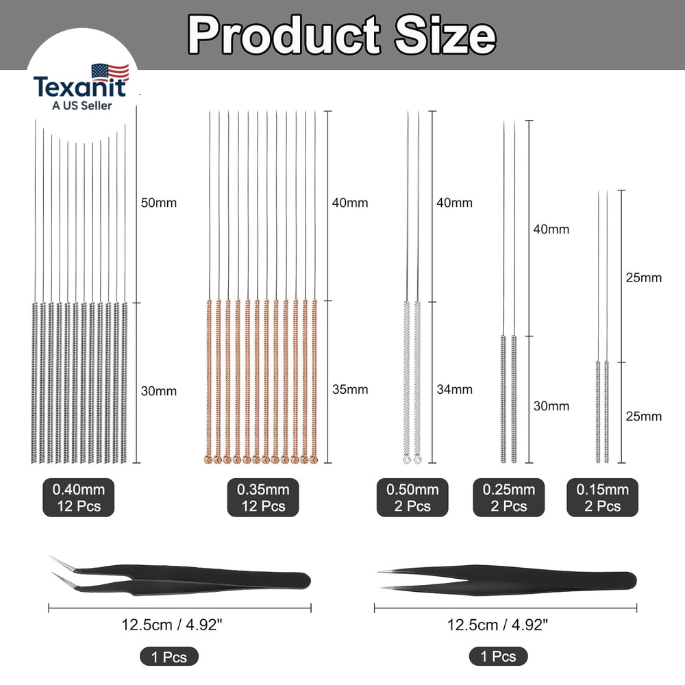 3D Printer Tools Kit, 32 Pcs 3D Printer Nozzle Cleaning Tool Kit with 30Pcs Clea