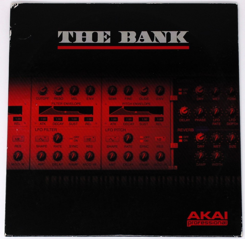 Akai Professional The Bank MPC Expansion Akai Format Sample Library Sampling CD