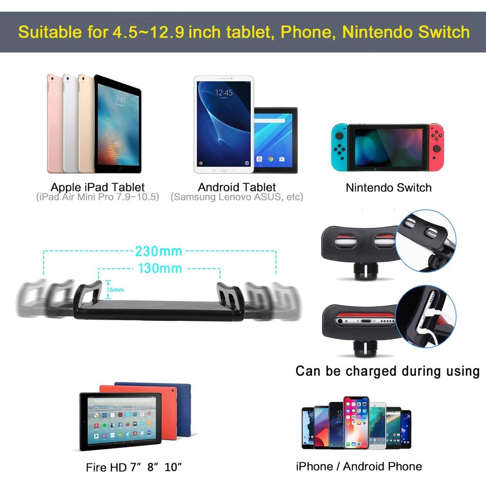 Tablet Stand Adjustable,Foldable for Bed,Aluminum Universal Flexible Holder