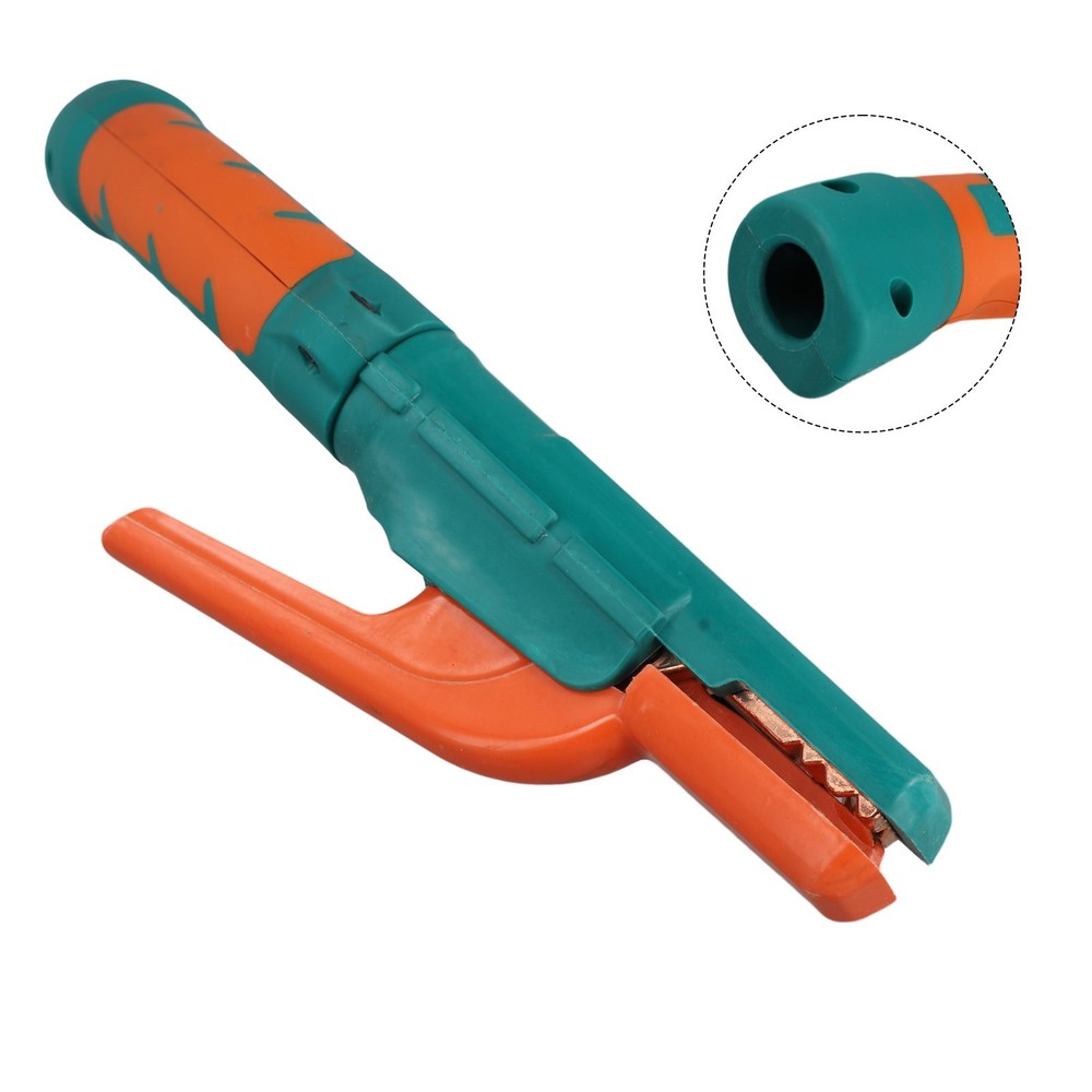 Welding electrode holder 800A with quick connection and secure clamping