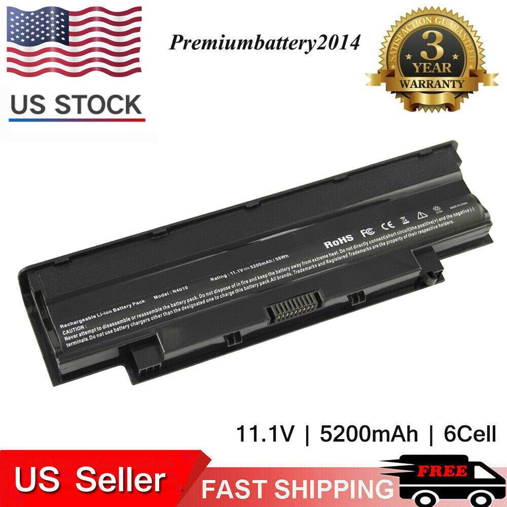 6 Cell Battery J1KND for Dell Inspiron N4010 N4110 N5010 N5050 N5110 N7010 N7110