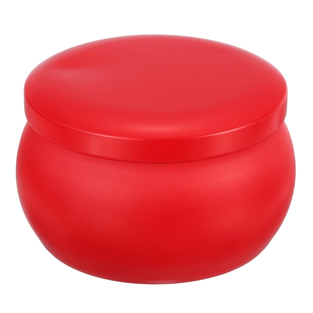 1pcs Metal Tin Can Jars Storage Containers Can for DIY Candles Making Red