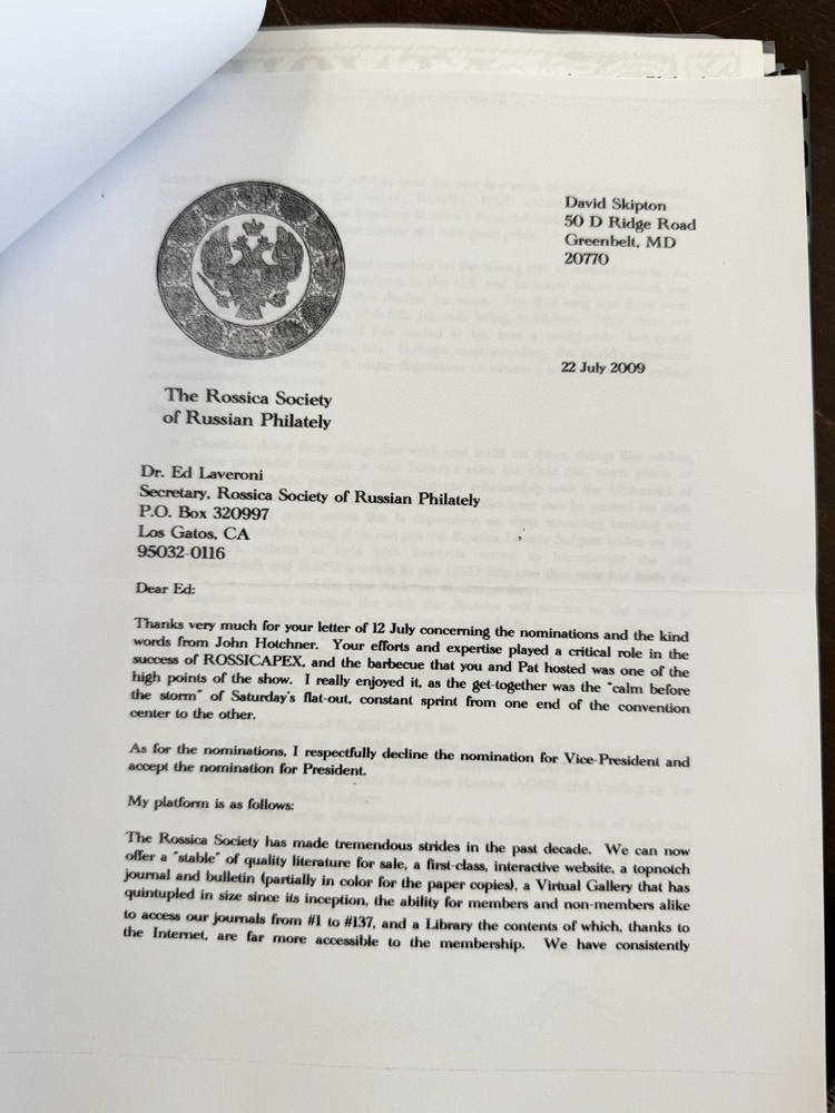 Rossica Society Journal Lot 5 Issues 2009 2012 Russian Philately + Ephemera