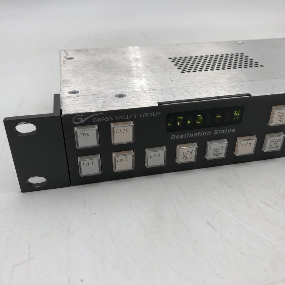 USED Grass Valley - Encore BPS Control Panel POWERS ON AS IS READ A