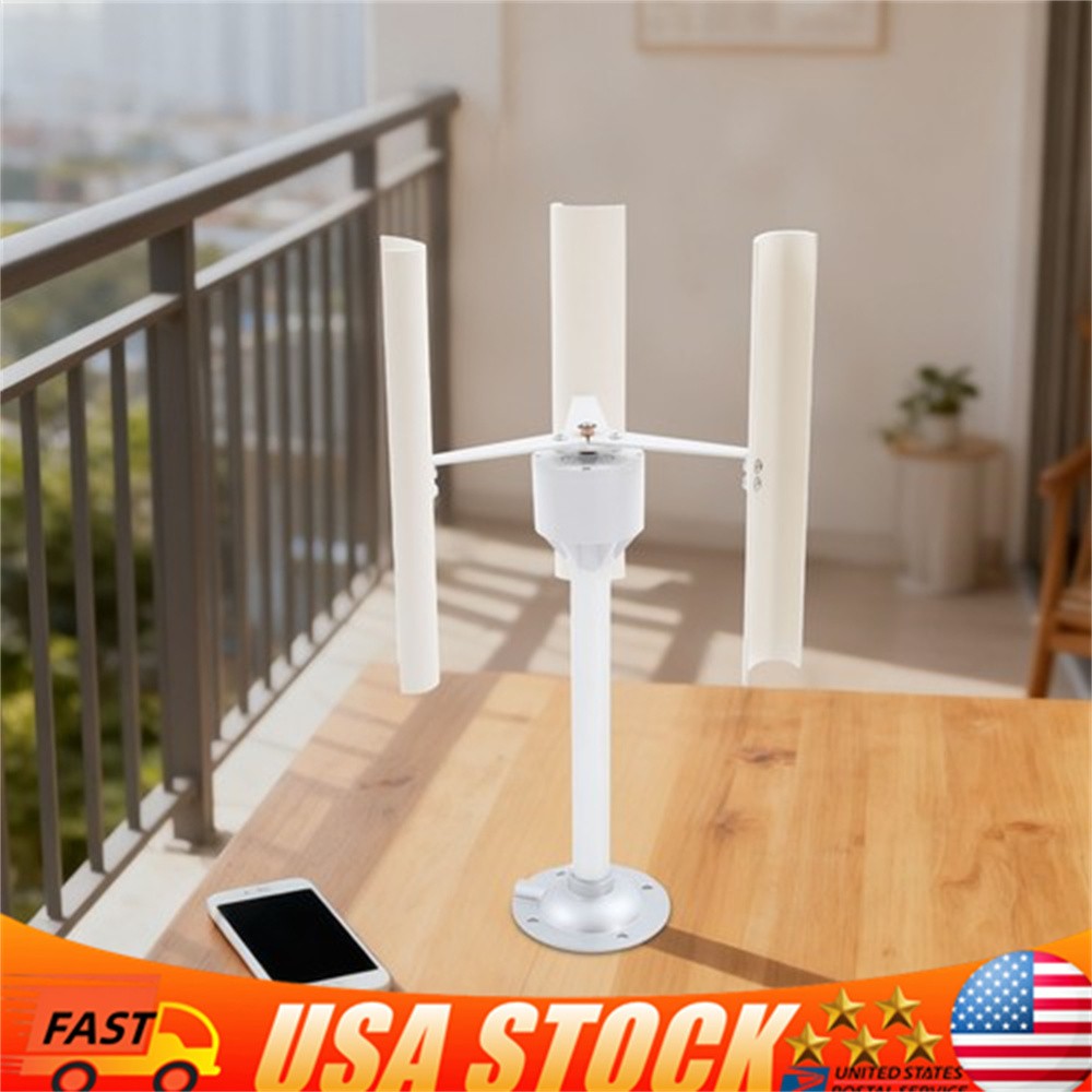 12V 3 Phase Permanent Magnet Generator Vertical Axis Wind Turbine Teach Model