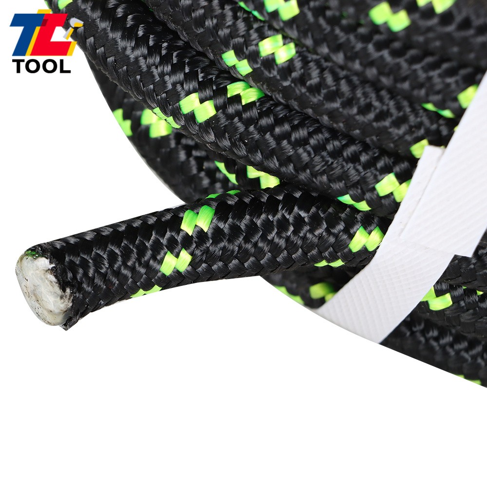 6180Lbs 1/2" × 100' Breaking Strength Double Braid Polyester Rope Bull Rope
