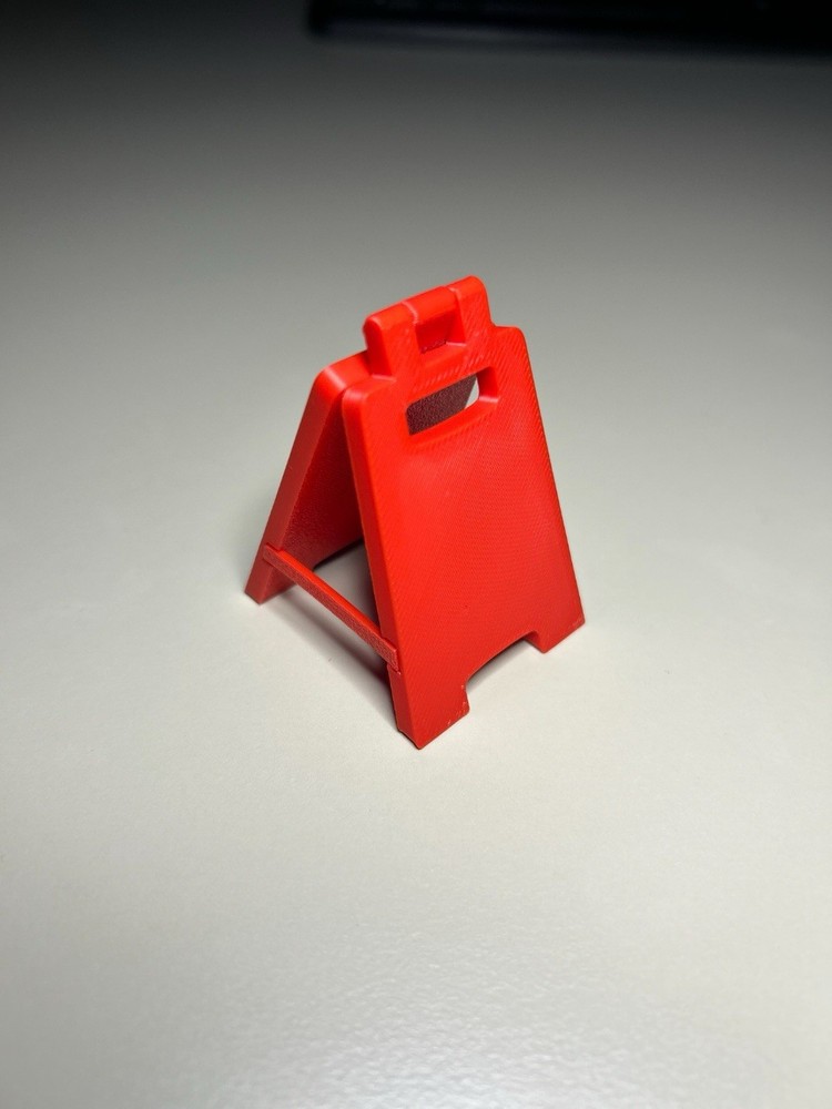 Red LOOK DON'T TOUCH Miniature Sign Accessory 5 Pack