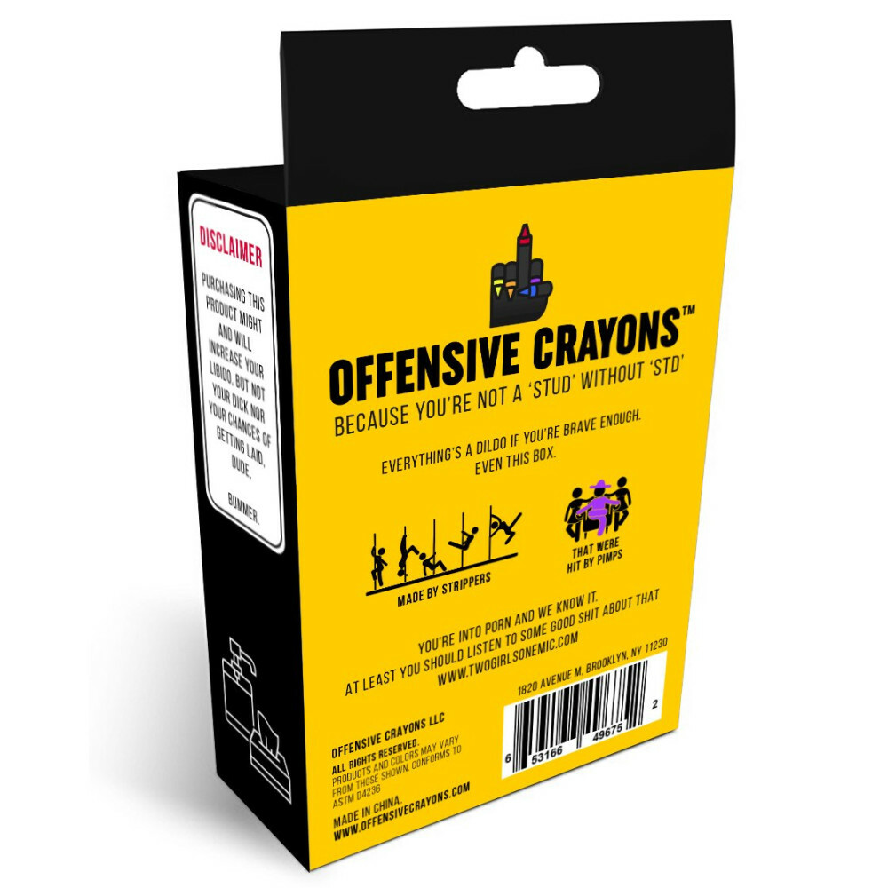 Offensive Crayons - Porn Pack - Wood Rocket