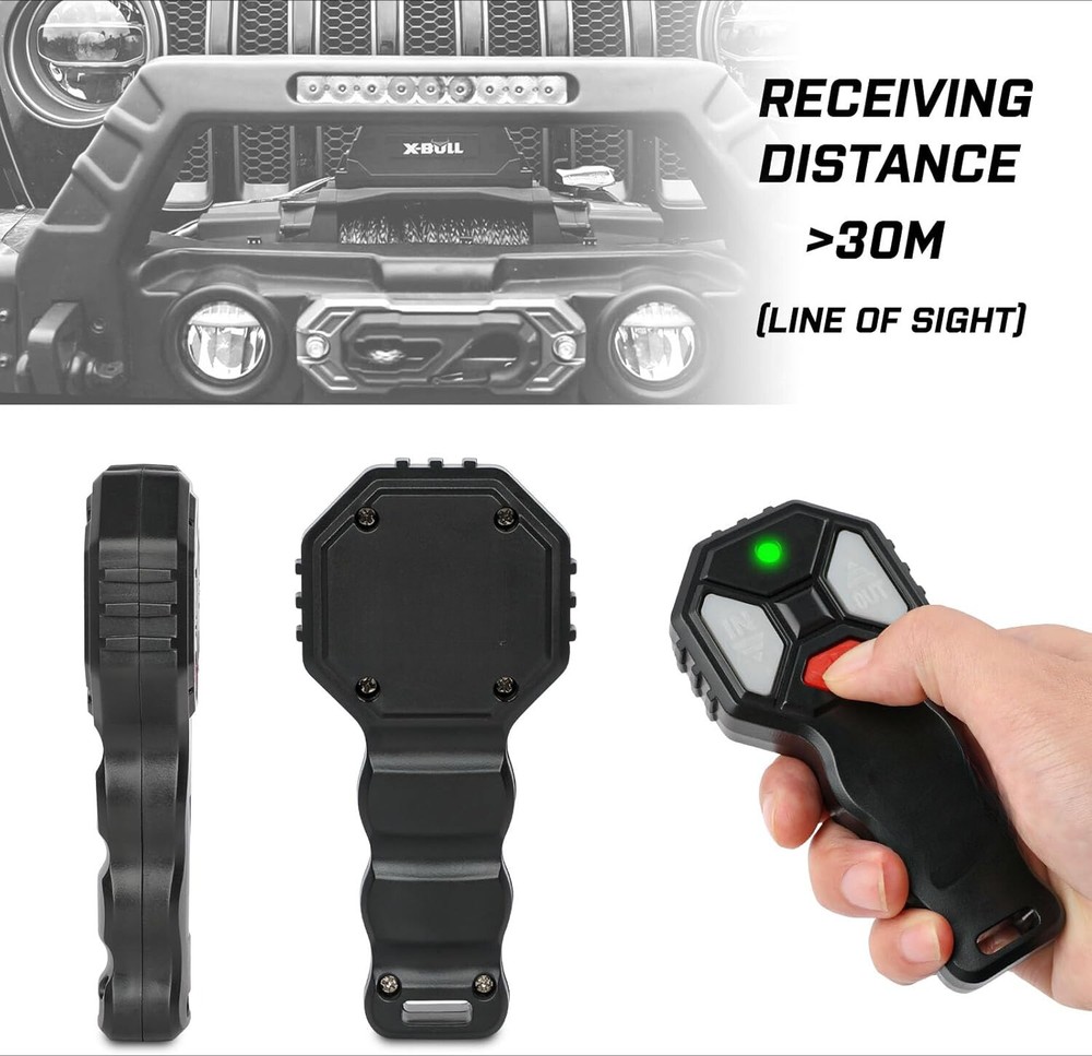Wireless Winch 2 Remote Control Kit Handle Switch Car ATV SUV 12V
