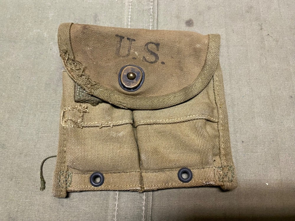 ORIGINAL WWII US ARMY M1 CARBINE RIFLE BELT AMMO POUCH