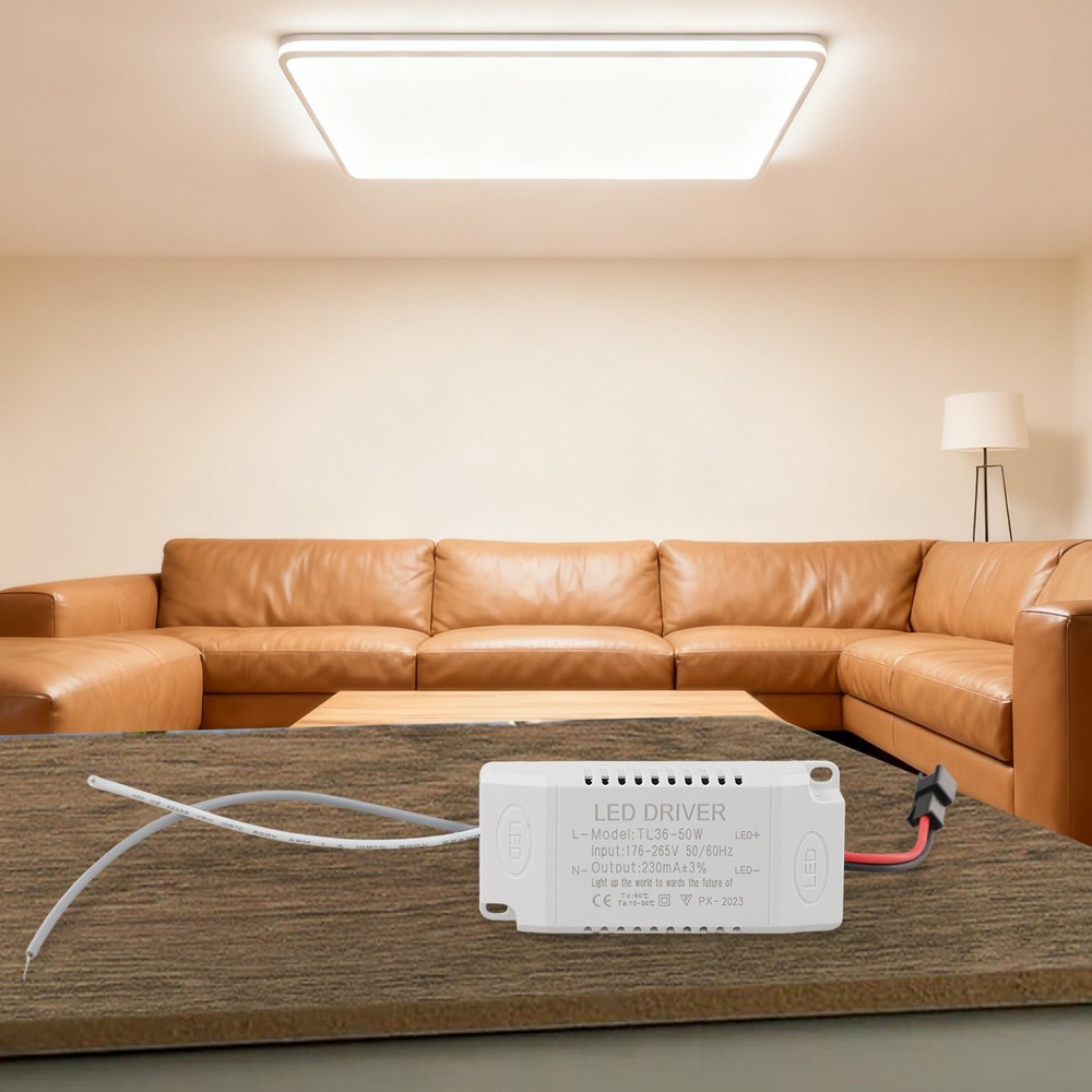 LED Driver Constant Current Home Improvement 36-50W Power Diameter 80mm