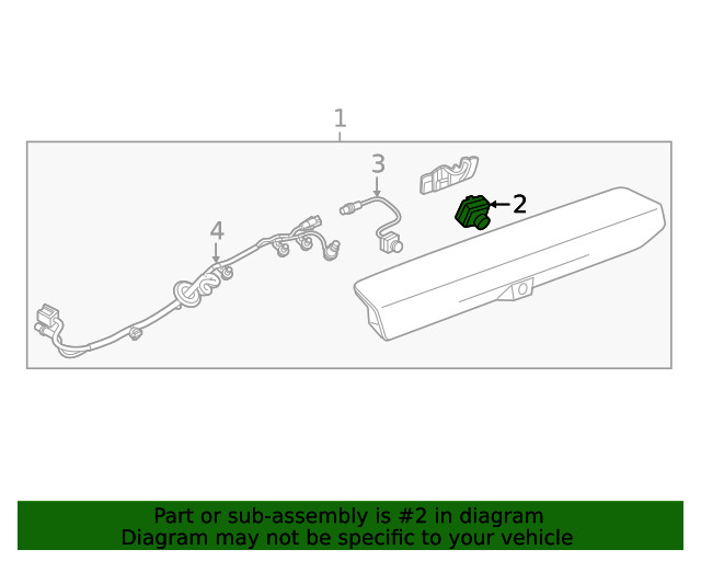 Genuine GM Rear Camera 84649924