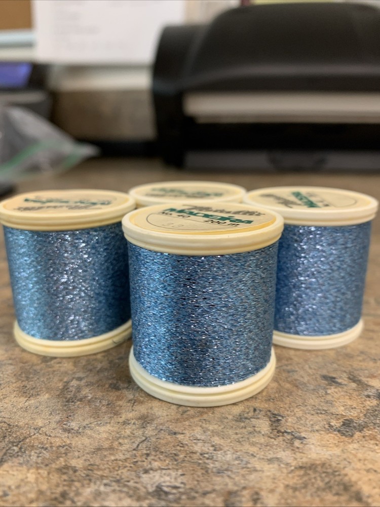 4 Spools MADEIRA Metallic Polyester Embroidery Thread 200M, # 33