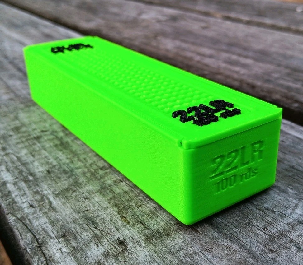 22LR Ammo Box 100rd Capacity (3 Pack)