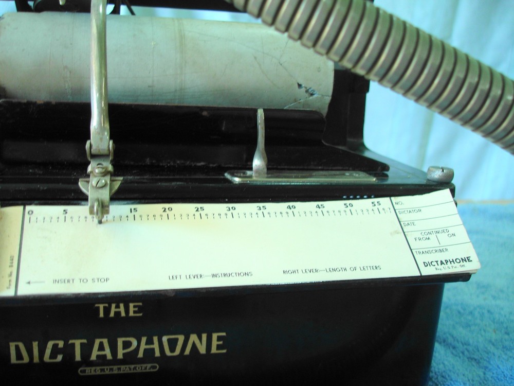 Edison Dictaphone, Model 10X, Type A, with Rolling Stand , circa 1915