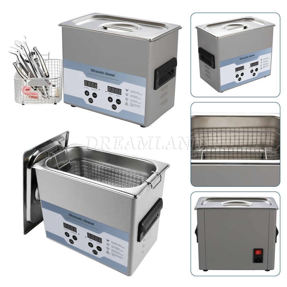 3.2L Ultrasonic Cleaner with Timer Heating Machine Digital Sonic Cleaner PR