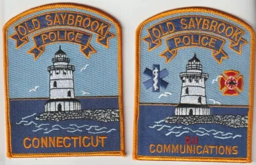 Old Saybrook P & Communications obsolete patch pair shipped from Australia