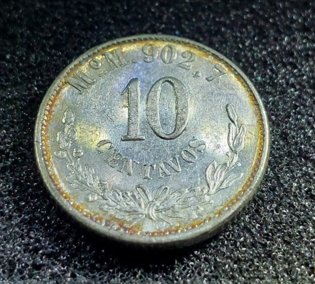 1894-Mo M Mexico 10 Centavos
