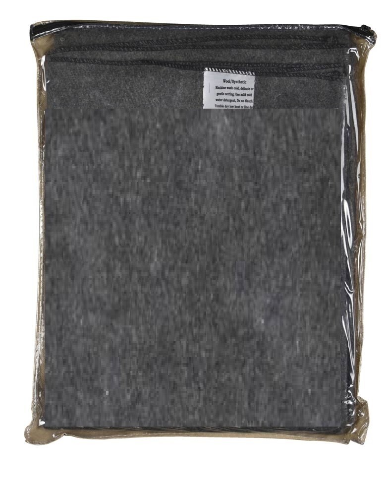 NEW Wool Blanket Outdoor Cover Military Camping Survival Warm 60"x80" 2lbs Large