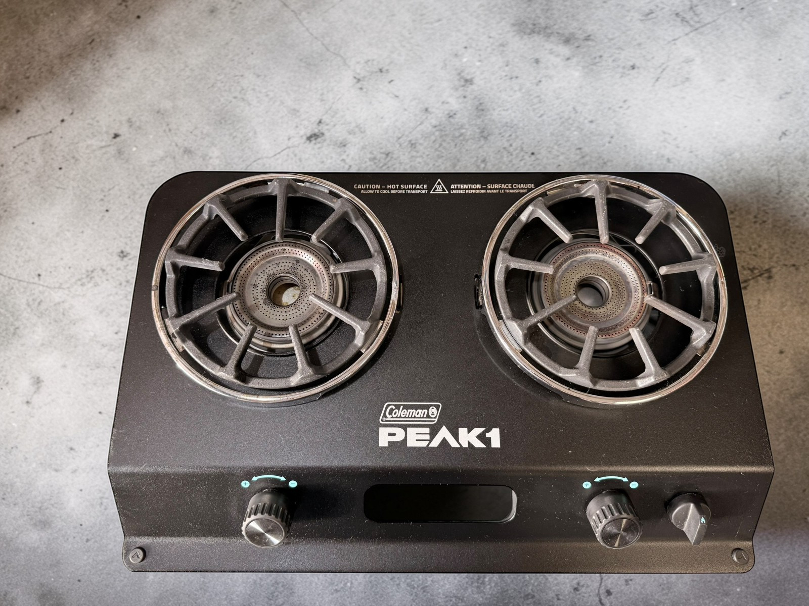 PEAK1 Portable 2-Burner Camping Stove with 20,000 BTUs ONLY USED TWICE