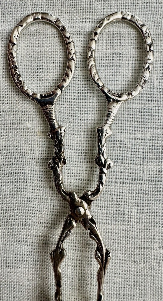 Antique Swedish Solid Silver 830 Sugar/Cookie Tongs