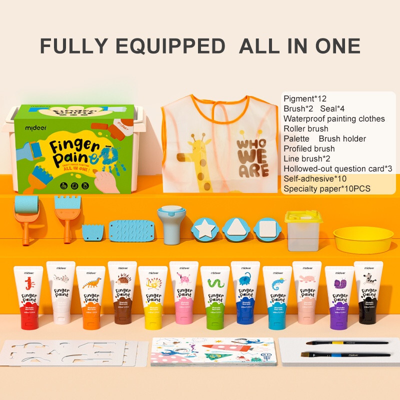 Mideer Finger Paint All-in-one Set