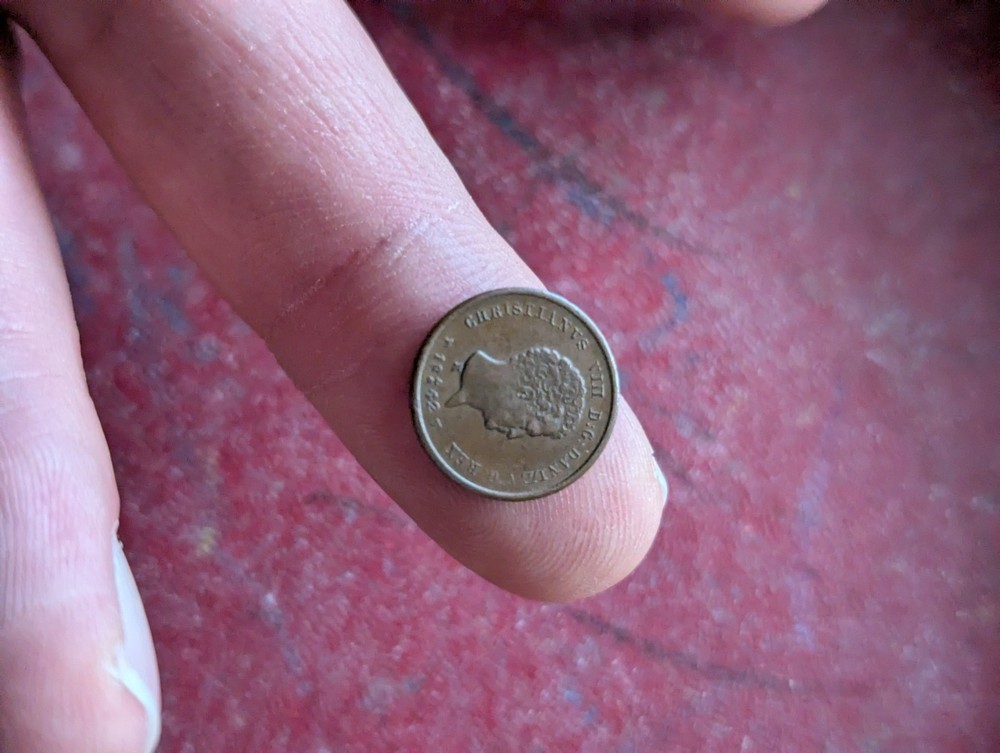 Denmark 1842 1/5 Rigsbankskilling